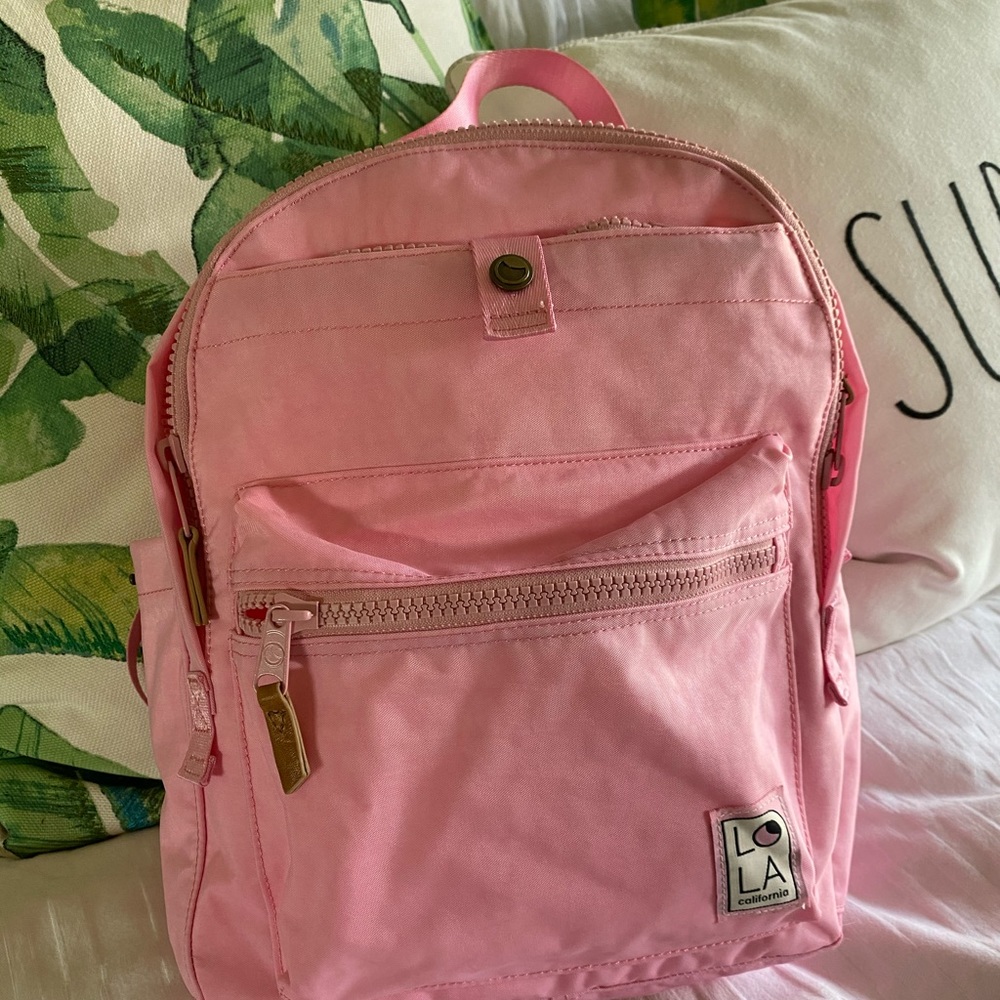 NWOT LOLA California Pink Backpack